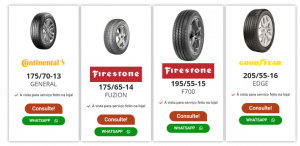 Pneu Continental em BH - Promoção de Pneus Continental!